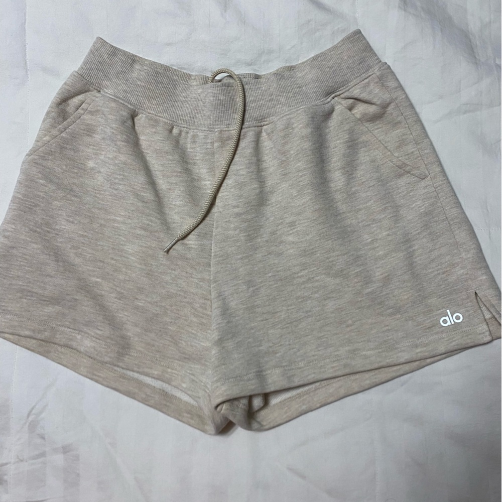 Alo Heather oatmeal Casual Shorts sz small